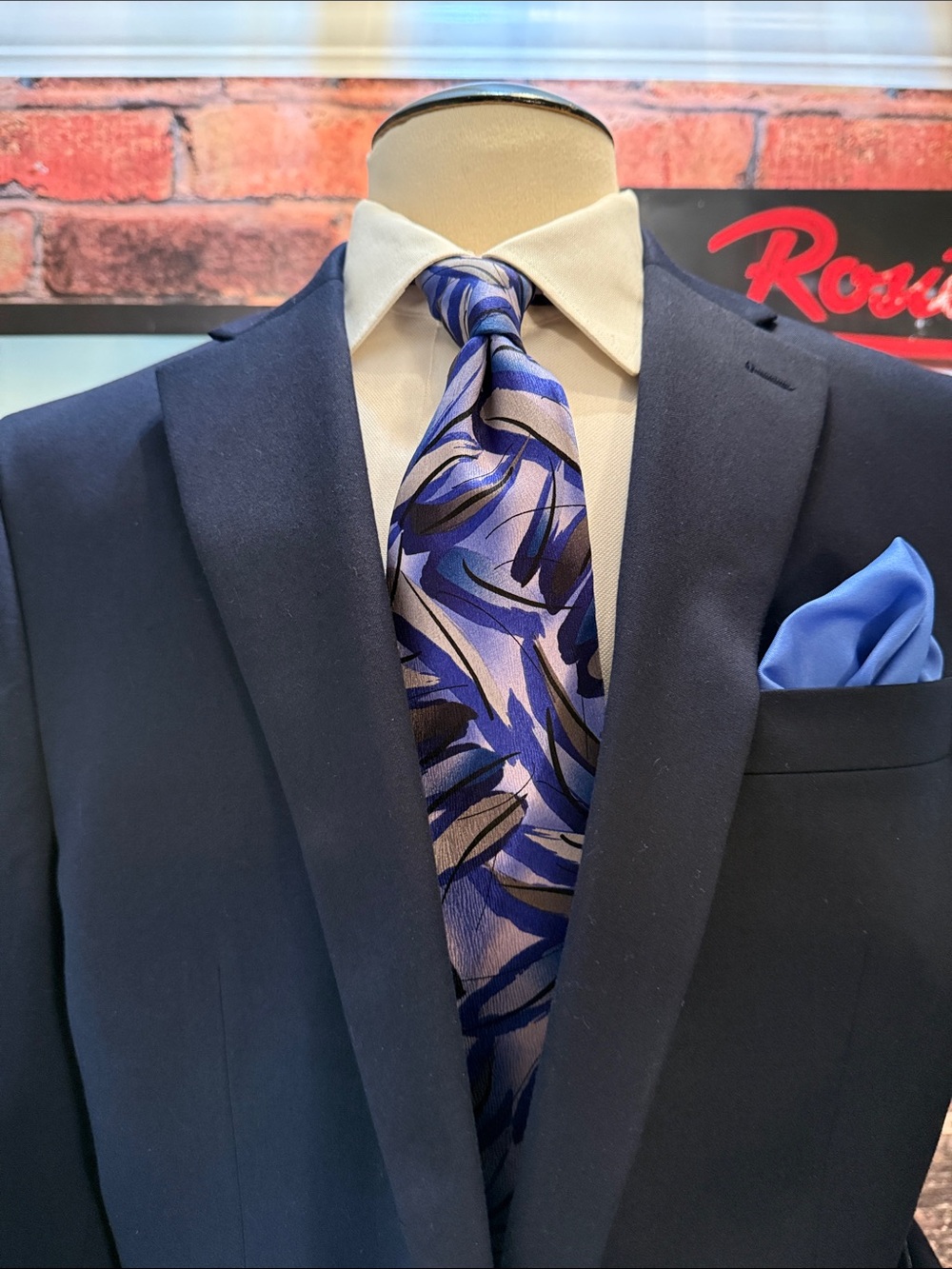Chaps Navy Blazer